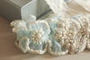 Bridal garter set - Beeds & Pearls