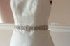one inch beaded bridal dress belt