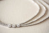 Bridal jewelry - necklace Fiorella (Ready to ship)