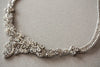 Handbeaded wedding necklace cloe