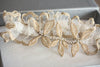 Bridal garter set - Gold leaf-v2
