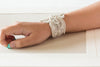 beaded bridal bracelet Style B04