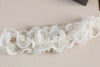Seed bead and swarovski bridal garter set - Style R38