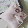 Beaded Pillow | Wedding Ring Bearer Pillow in Blush Pink