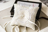 silk ring bearer pillow