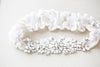 Embellished Bridal Garter in Blush and Opal  - Style R115