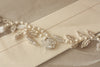 Wedding Veil - Fall Leaves in Ivory ( 1 qty ready to ship in Ankle length)