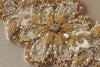 bridal dress belt - magnolia gold