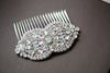 Bridal Hair Comb in Gold Opal or Silver Opal - Style R61