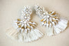 Large chandelier bridal earrings Style E11