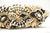 Black Bridal Sash | Black and Gold Bridal Sash Belt | Style R112