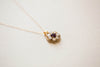 Gold necklace with cute charm