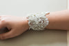 Statement bridal bracelet Style R42