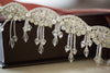 bridal garters with fringe
