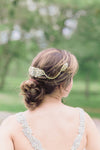 Gold and opal bridal headpiece - Style H43 (Ready to ship)