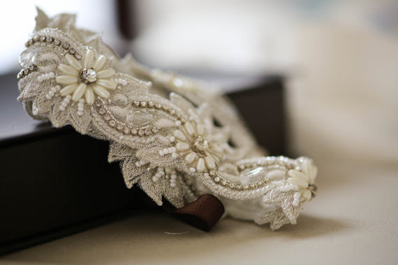 Custom bridal belts and sashes - Meryl