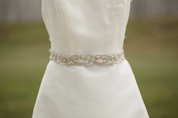 Wedding dress cheap waist belt