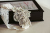 Art deco bridal garter - Style G08