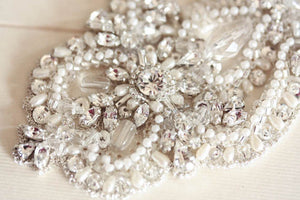 Bridal sash - Lilly 9 inches