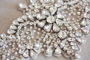 crystal bridal sashes and belts - Loretta