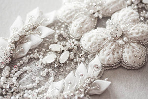 wedding dress sash - paris romance