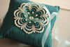 Ring bearer pillow - Nu teal