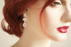 Bridal jewelry - earrings Viva (ready to ship)