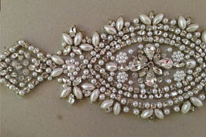 Bridal sash - Xoffa Gold 23 inches