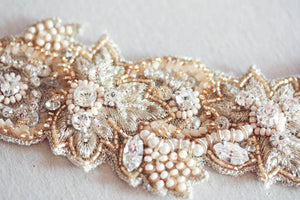 Bridal headpiece - May gold
