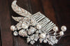 Bridal headpiece - Esta comb large (ready to ship)