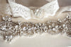 Ivory lace bridal garter