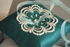 Ring bearer pillow - Nu teal