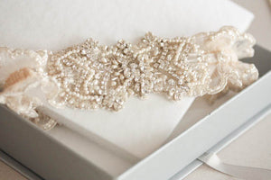 Bridal garter set - Lilly