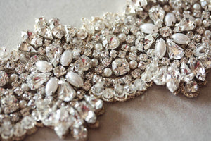 Bridal sash - Viva 18 inches Gold