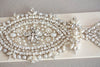 Bridal sash - Xoffa Silver 18 inches