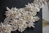 jeweled bridal sash - jard