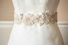 wedding dress sash - ash