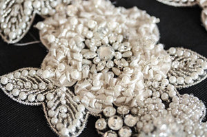 crystal bridal sashes and belts - ash