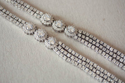 Bridal jewelry - necklace Fiorella (Ready to ship)