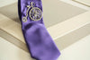 Penny Farthing Tie - Purple