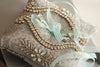 Ring bearer pillow - Nevio silver grey