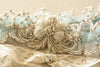 Bridal garter set - Paris romance v1