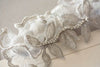 Bridal garter set - Silver leaf