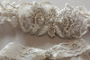 Ivory bridal garter set