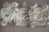 Bridal garter set - San silver