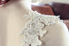 wedding dress shoulder strap in lace