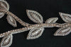 Bridal headpiece - Silver leaf (1 qty ready to ship)