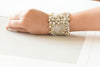 Gold bridal bracelet - BA05