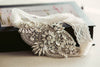 embellished bridal lace garter G06