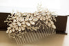 hand wired designer bridal hair comb - H38